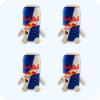 Red Bull Plush 4PCS